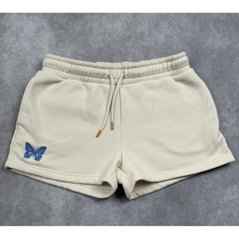 Marilyn‎ Monroe x Shoe Palace Women's Sz L Lounge Shorts Athleisure Beige